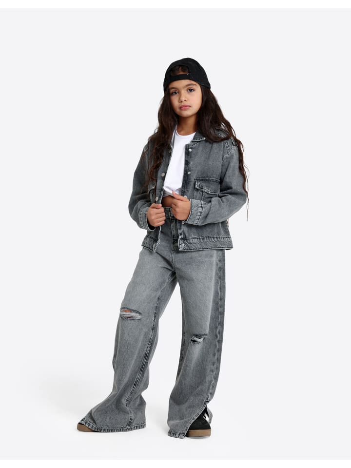 Jacke in Grau