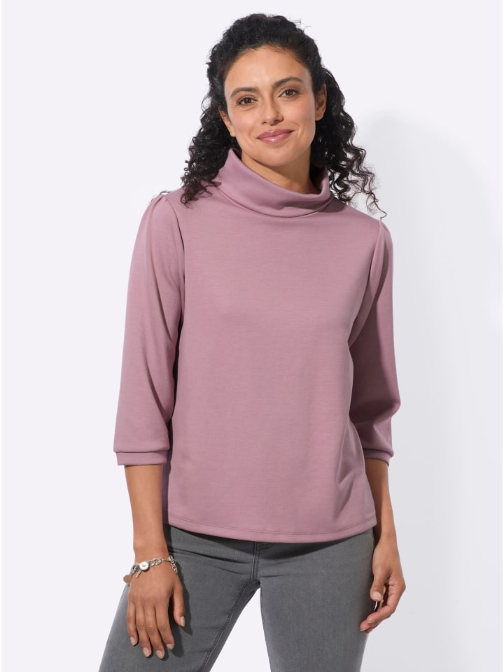 Sweatshirt in mauve