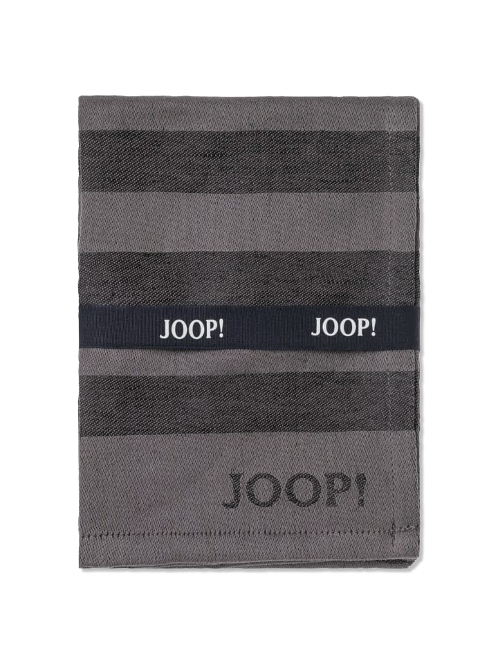 JOOP! Geschirrtücher Cuisine Stripes 1701 Anthrazit - 79 in Anthrazit - 79