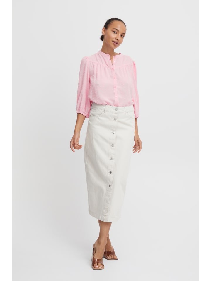 BYGOODIE SHIRT - LIGHT WOVEN Loose fit in Pink Sachet