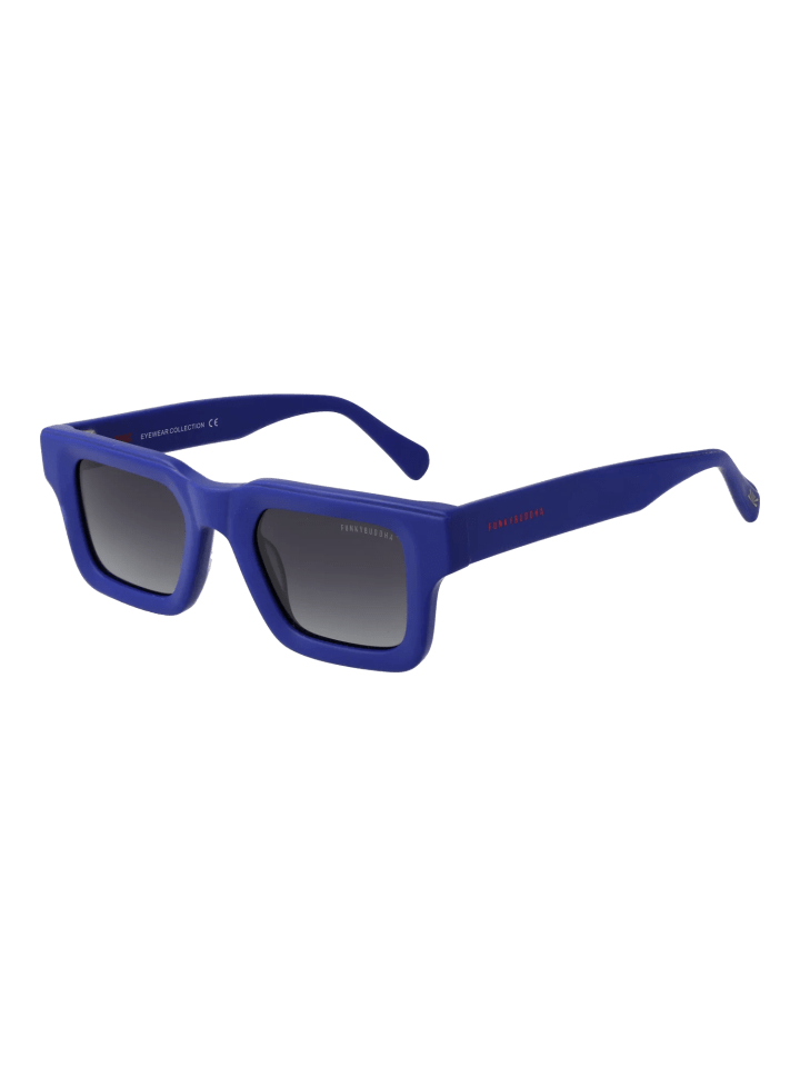Frauen Sonnenbrille Rechtwinklig Blau