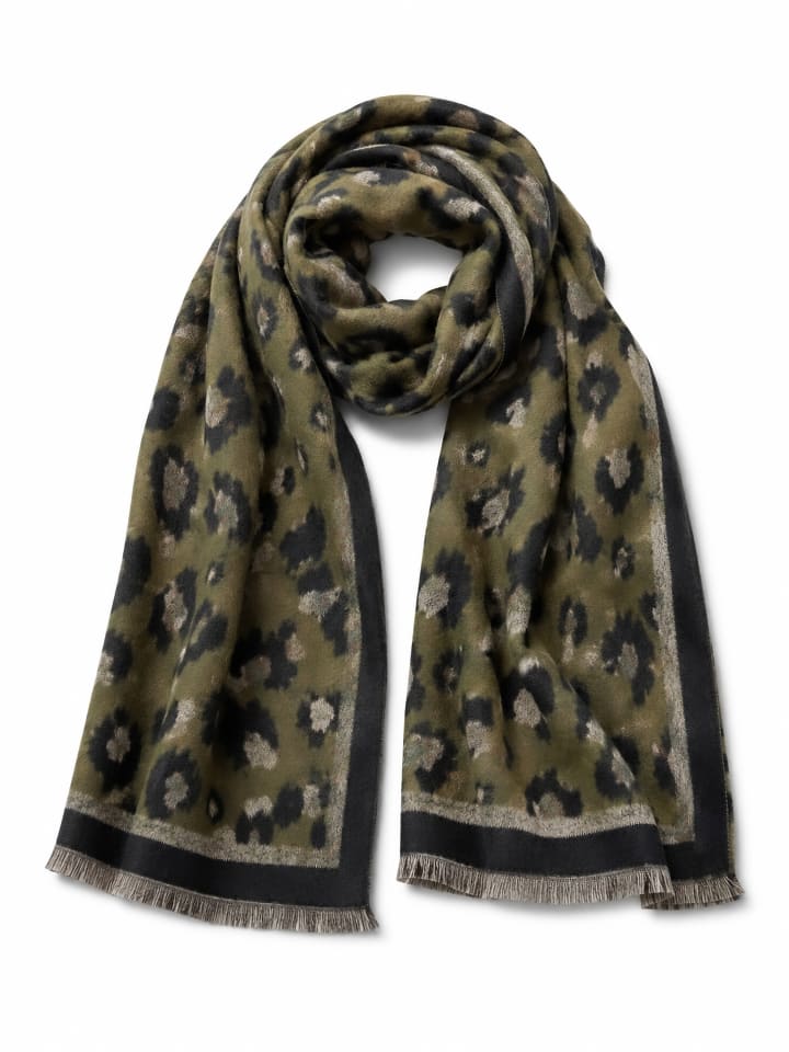 Schal " Leona " in khaki