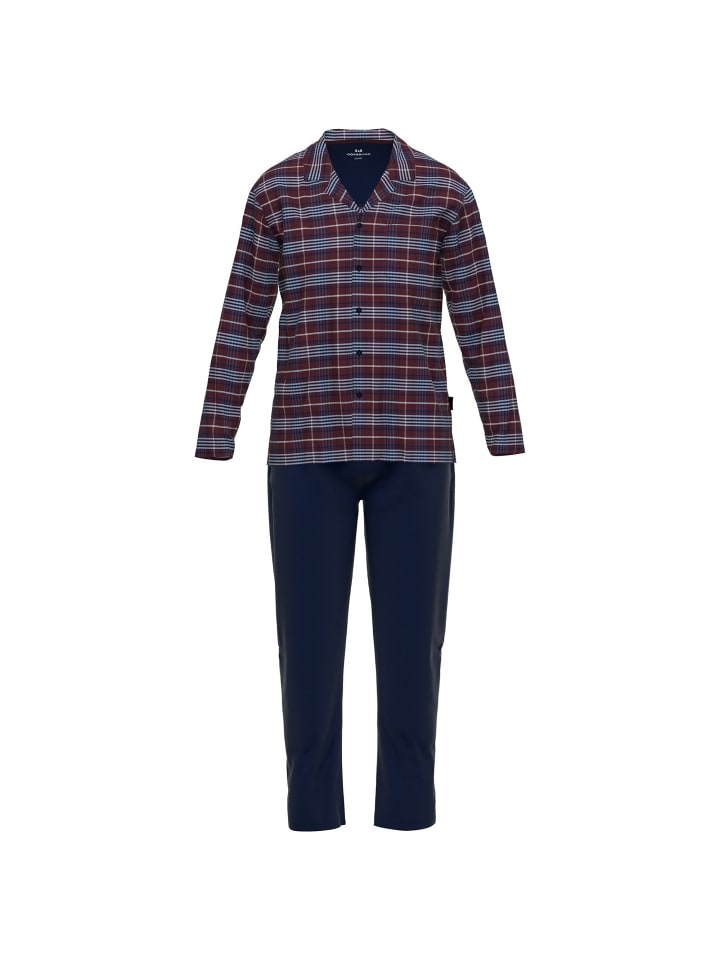 Pyjama in Rot/Blau