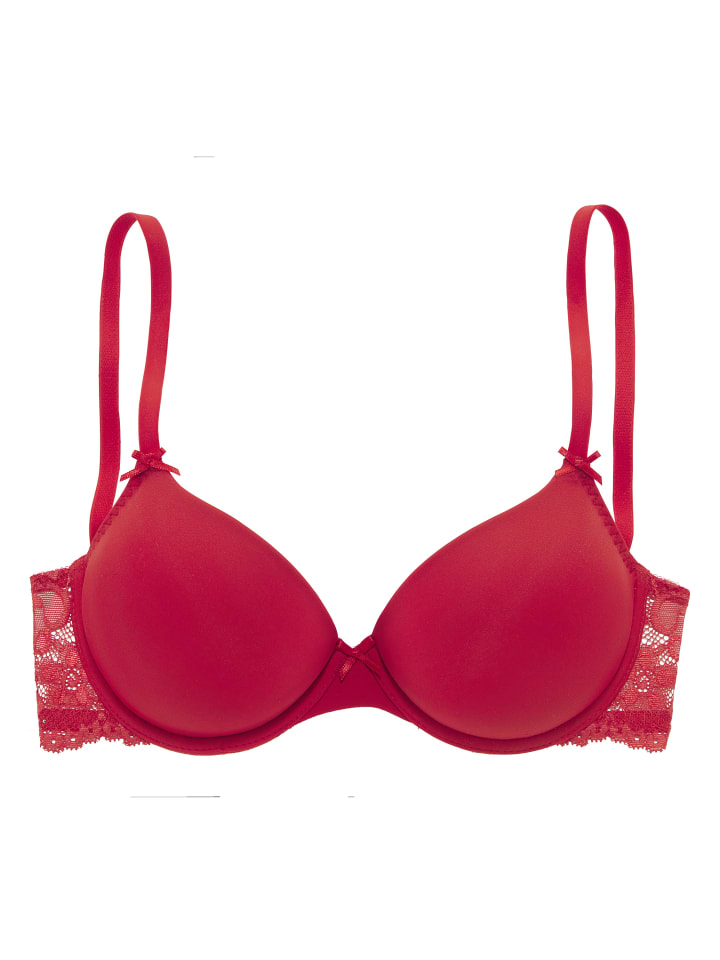 Schalen-BH in lipstick red