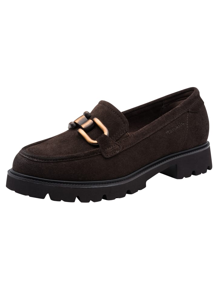 WIDE FIT Slipper in MOCCA SUEDE