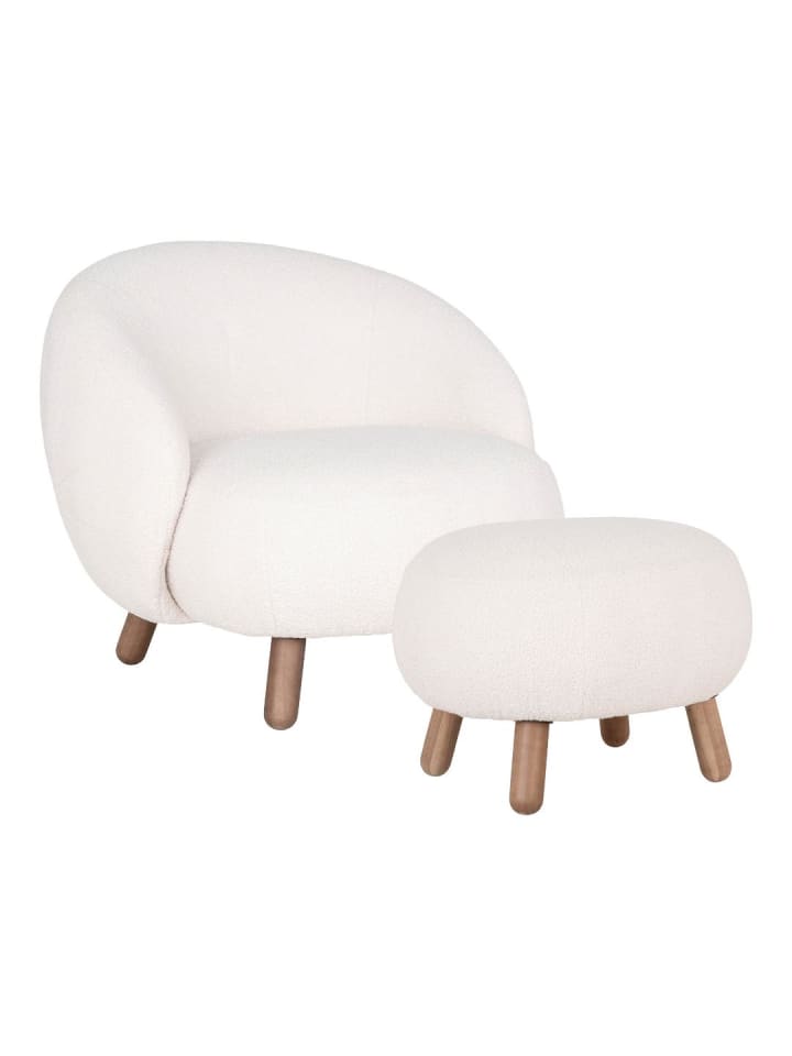 Sessel Savona Weiß 80 x 76 cm
