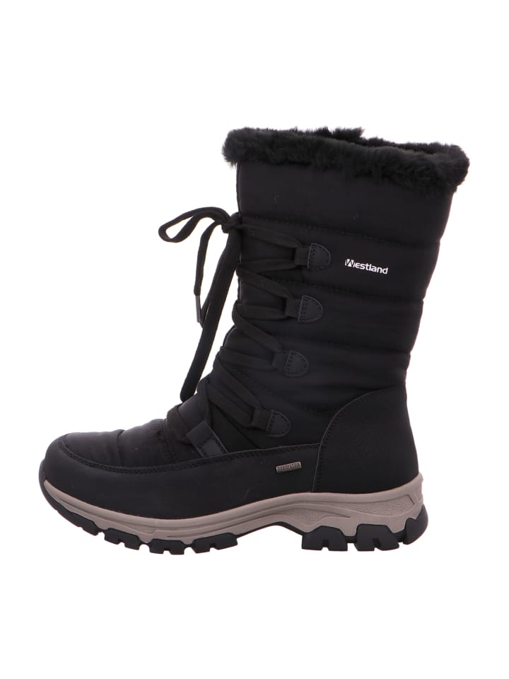 Winterstiefel in Schwarz