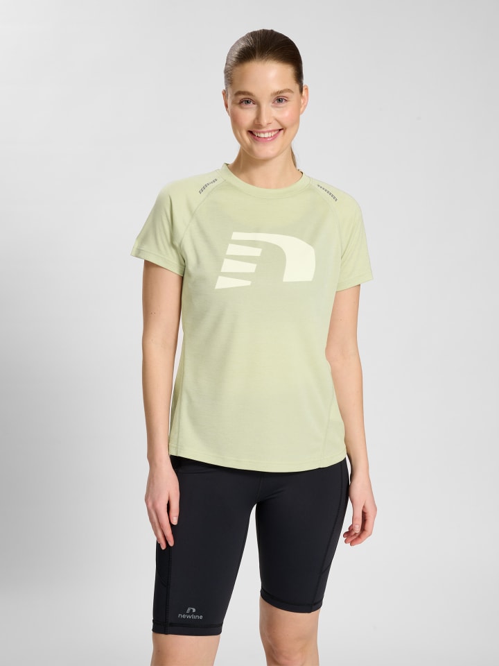 T-Shirt Raglanärmel Nwlorlando Damen in AGATE GREY MELANGE