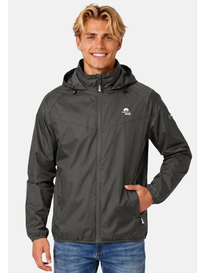 Regenjacke Arctic Seven Herren Regenjacke AS412 in Dunkelgrau