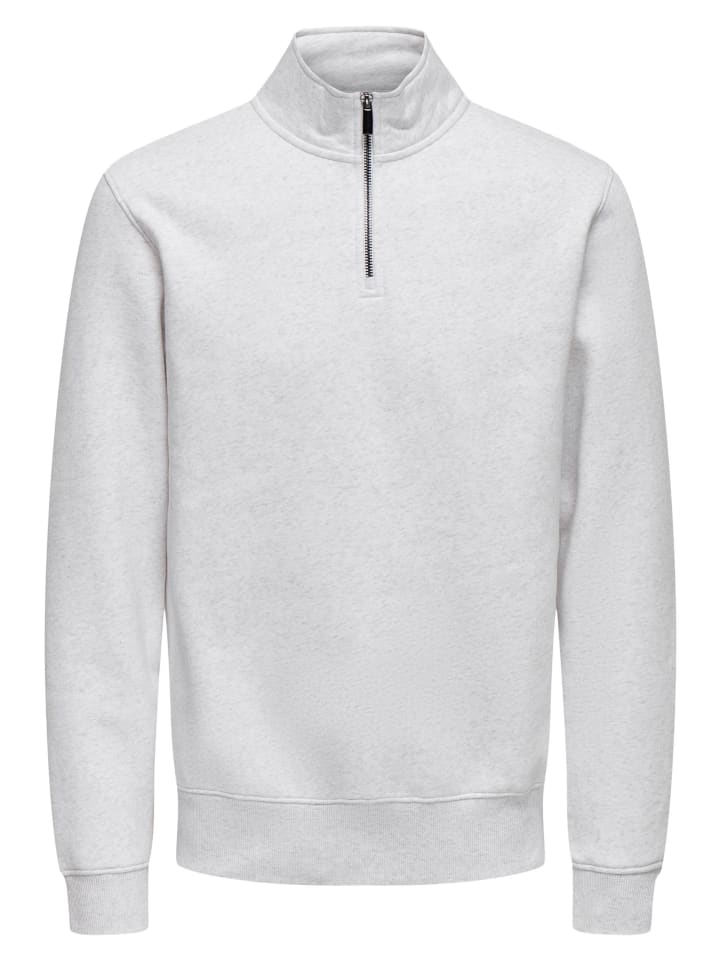 Sweattroyer Ceres in Light grey melange