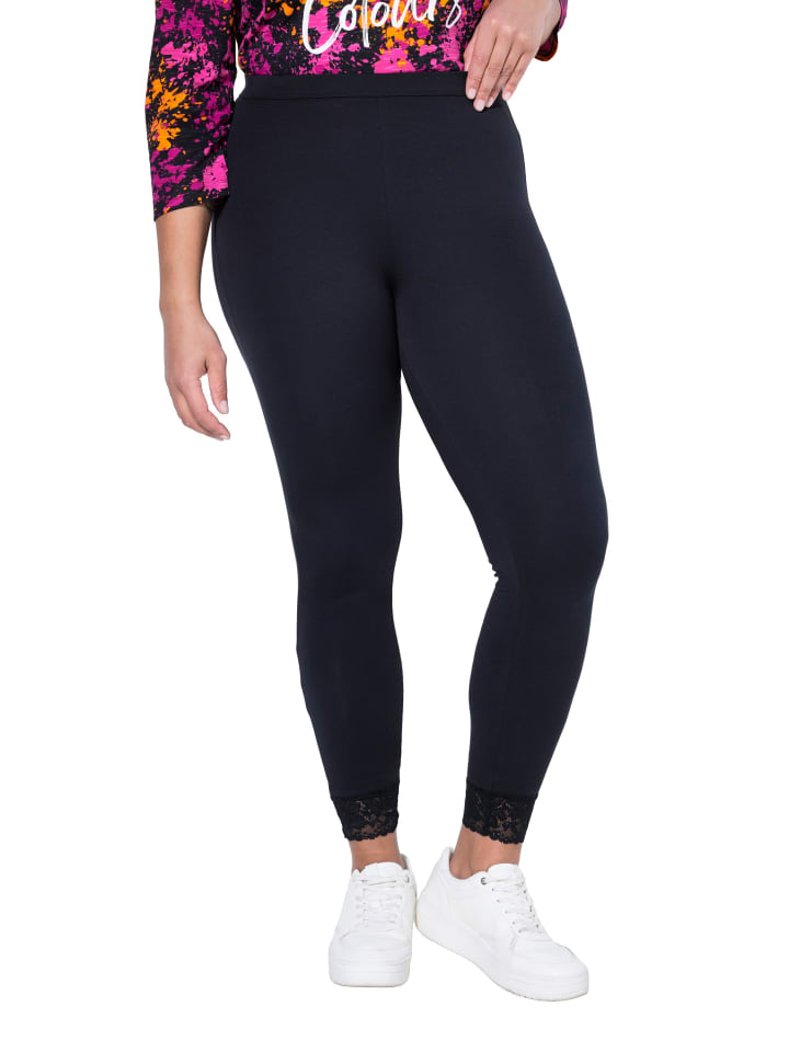 Leggings in schwarz