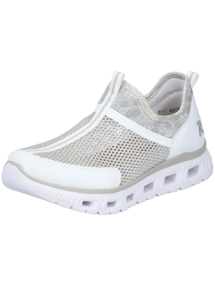 Sportlicher Slipper in weiß