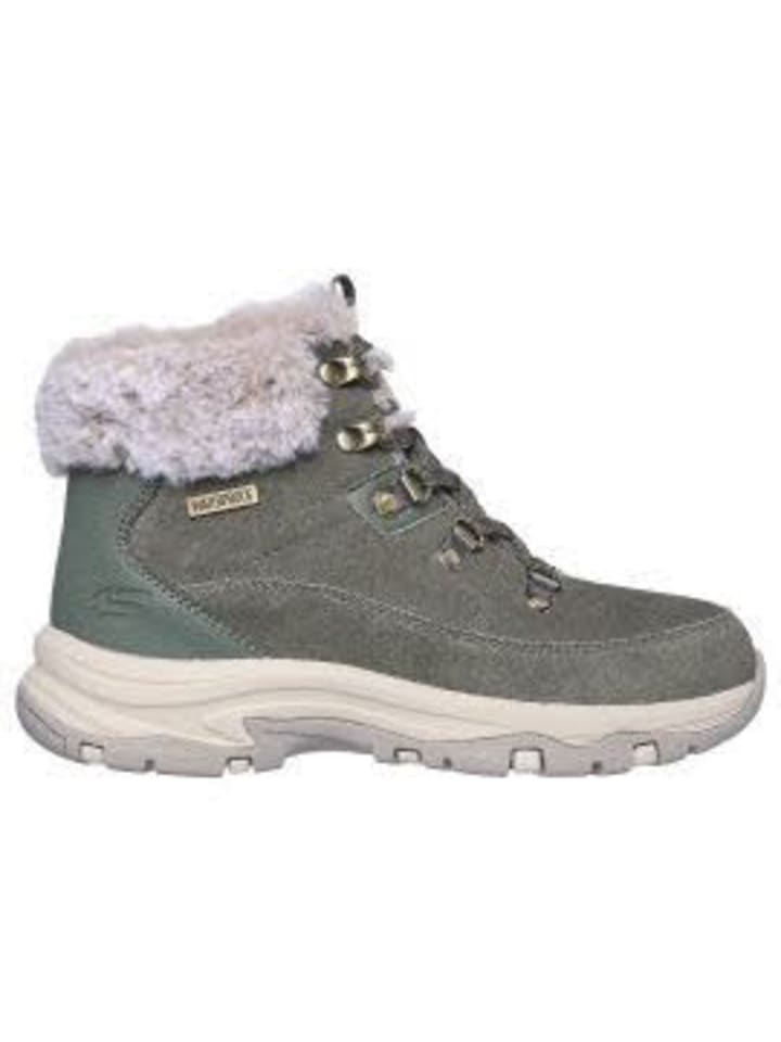 Schnürstiefel in grün