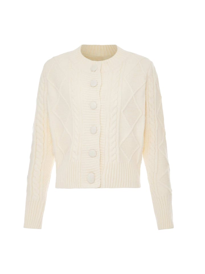 Women Cardigan in Wollweiss