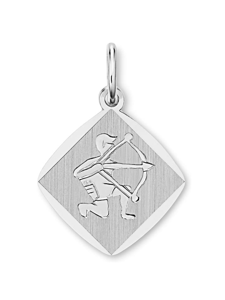 Schütze Sternzeichen Anhänger aus 925 Silber in silber