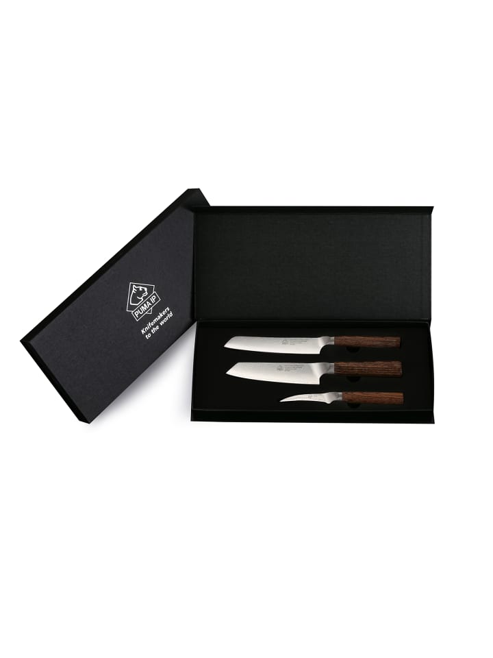 PUMA IP set of 3: kleines Chef, Santoku & Turniermesser