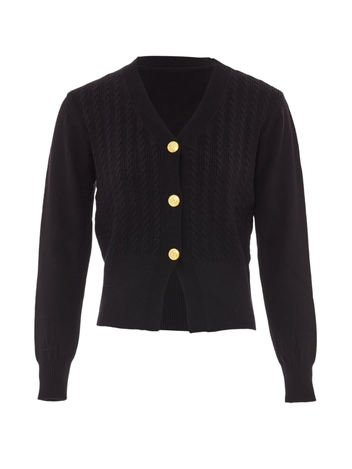 Women Strickjacke in Schwarz