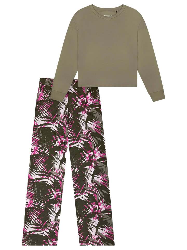 Schlafanzug Modern Nightwear in Jade