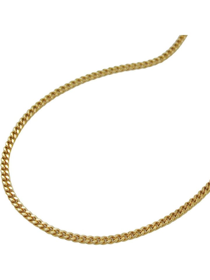 Kette 1mm Panzerkette 9Kt GOLD 45cm in gold