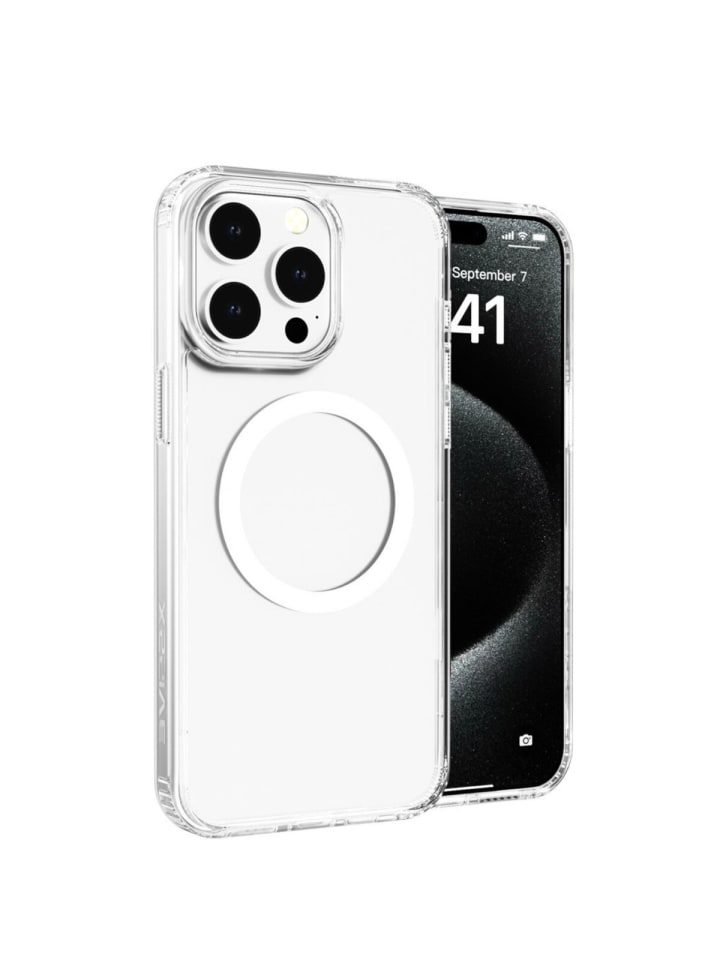 Transparente TPU-Schutzhülle mit integriertem Magnetring Samsung in Transparent