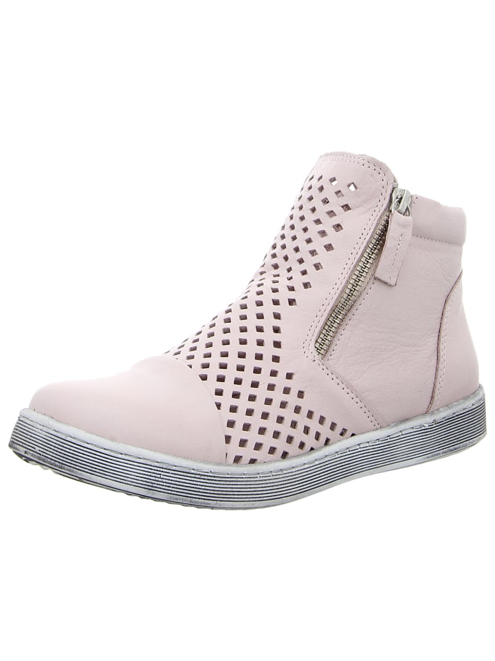 Stiefelette in rosa