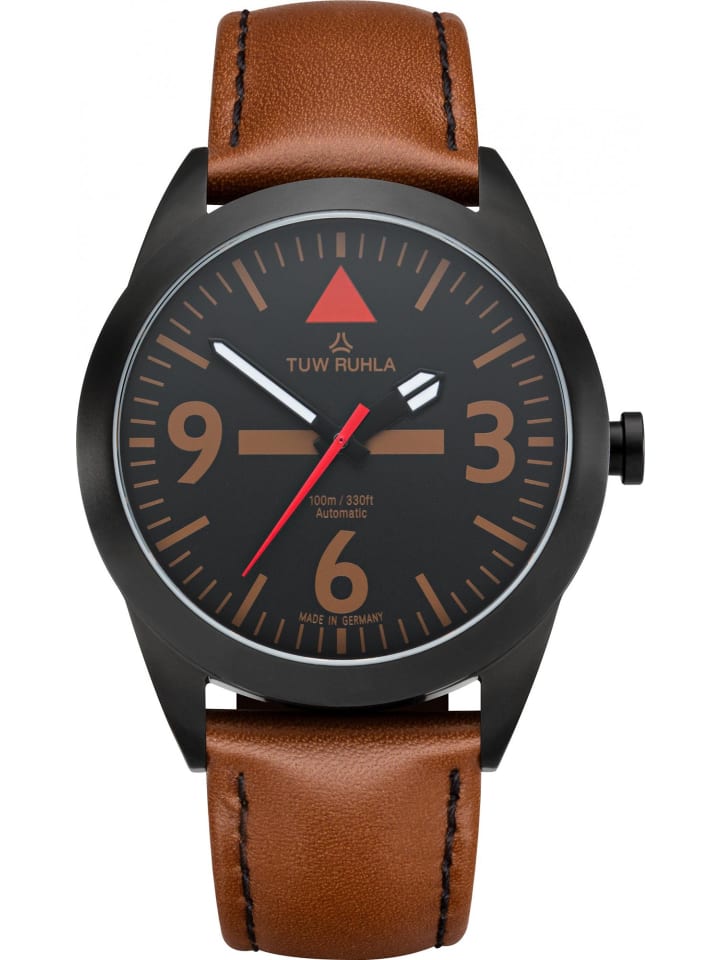 Uhr in Schwarz