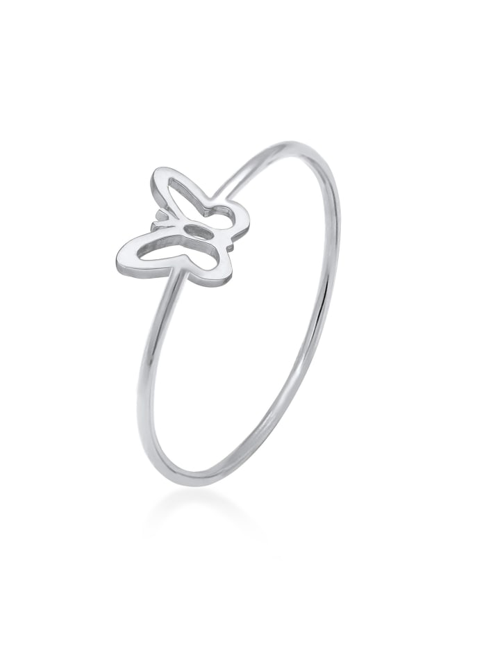 Ring 925 Sterling Silber Schmetterling in Silber