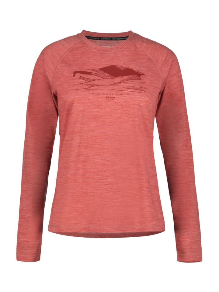 Langarmshirt in rot