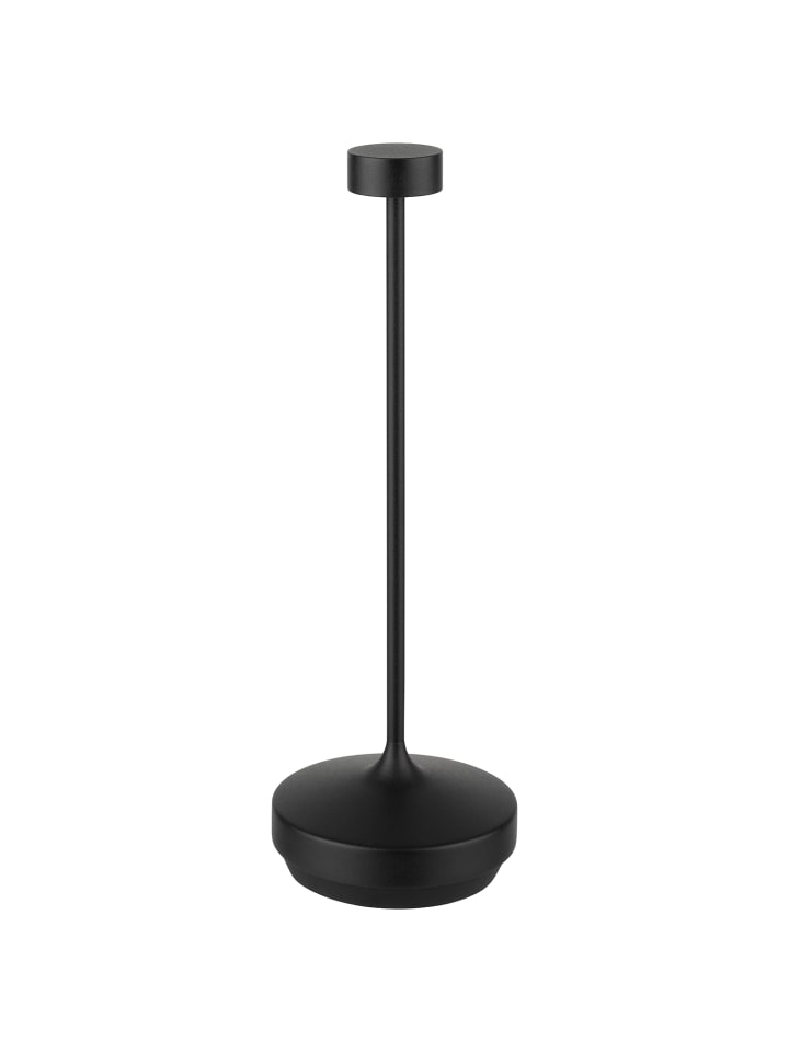 Tischleuchte in schwarz, Ø 8 cm, H: 25 cm