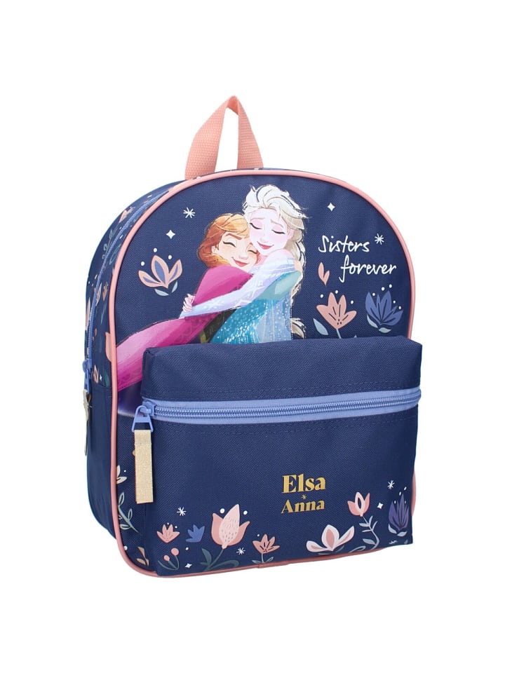Kinder Rucksack Frozen II Bunter Schulrucksack Elsa & Anna in Rosa