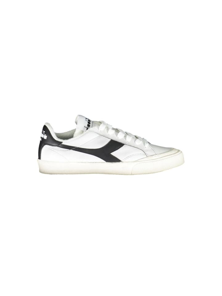 Weiß Leder Damen Sneaker