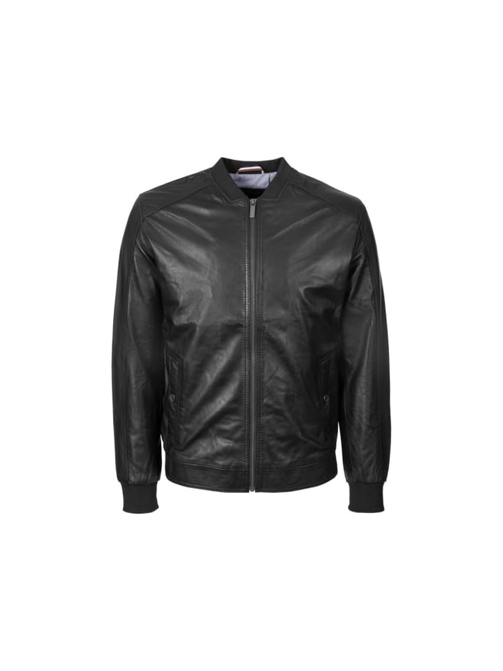 Lederjacke Zagreb in schwarz