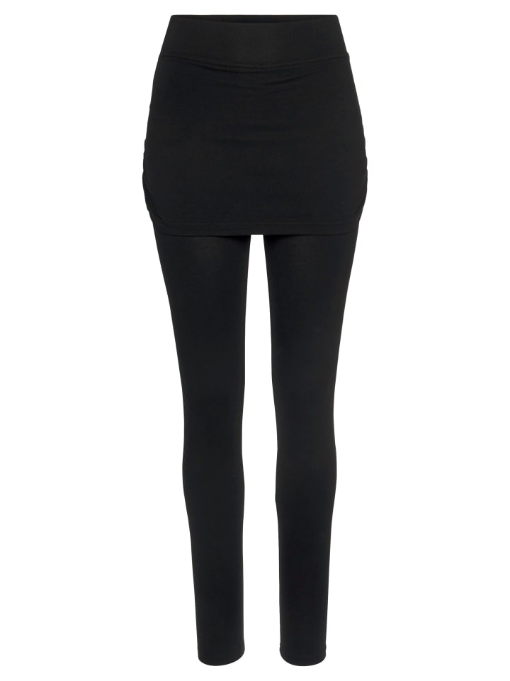 Leggings in schwarz