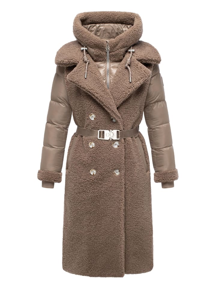 Wintermantel Kuscheltraum 14 in Taupe Grey