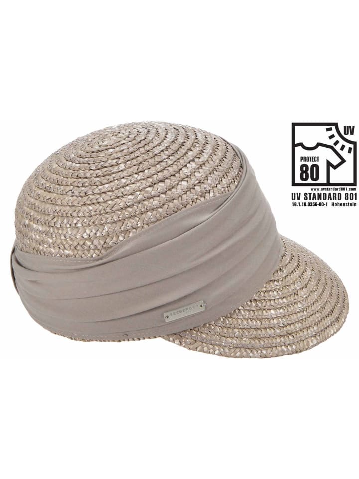 Strohhut in beige
