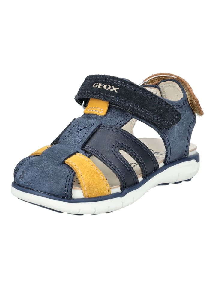 Sandalen Navy/Gelb