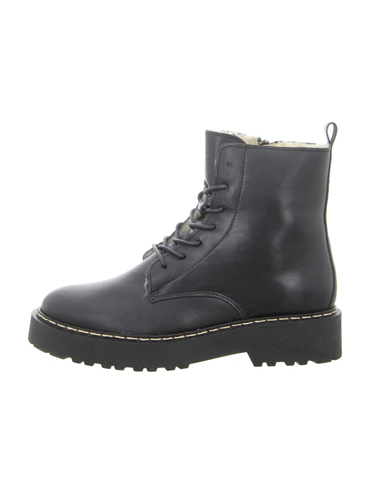 Schnürboots in Schwarz