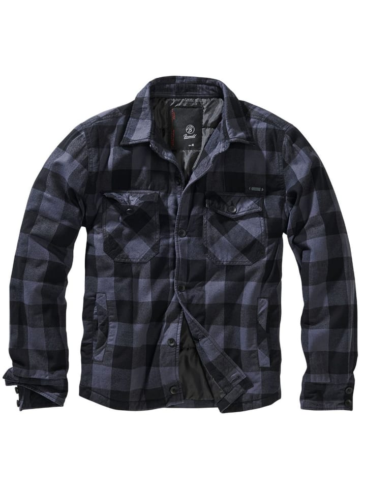 Jacke "Lumber Jacket" in Schwarz