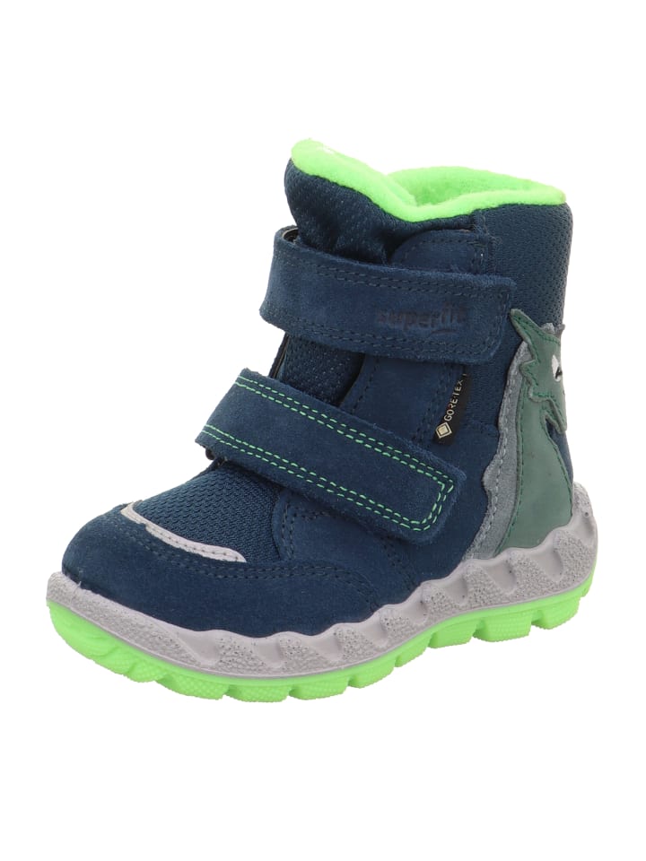 Winterstiefel ICEBIRD in Blau/Grün