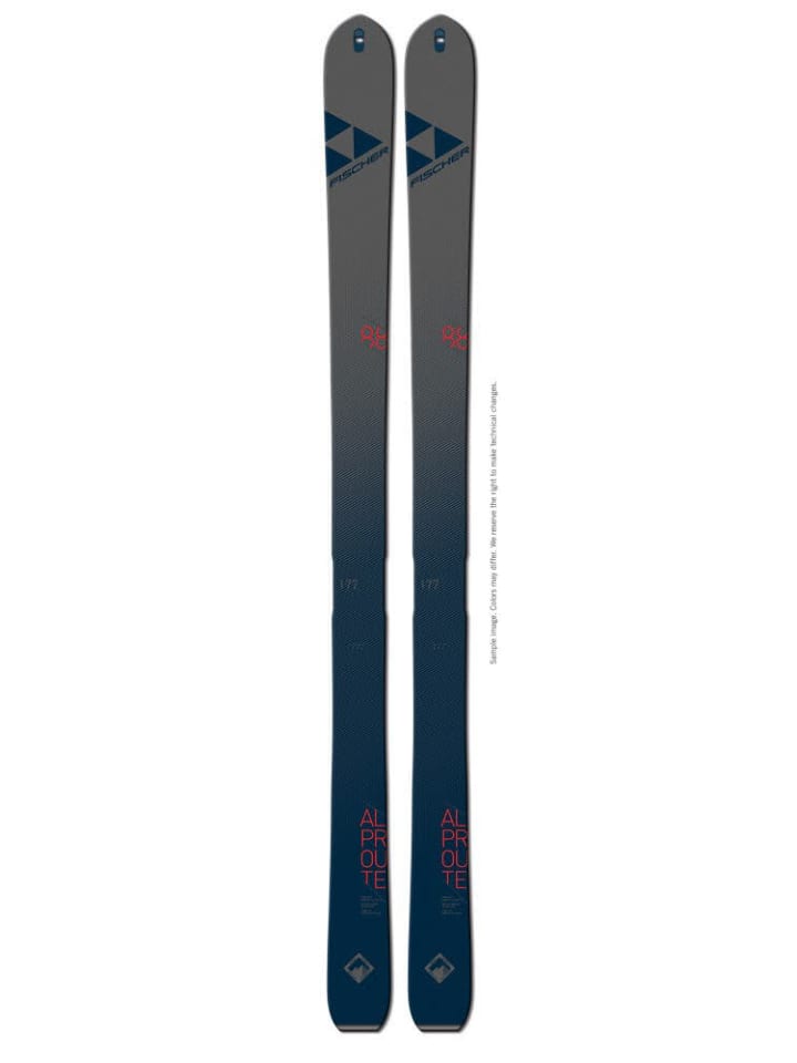 Tourenskier in grau