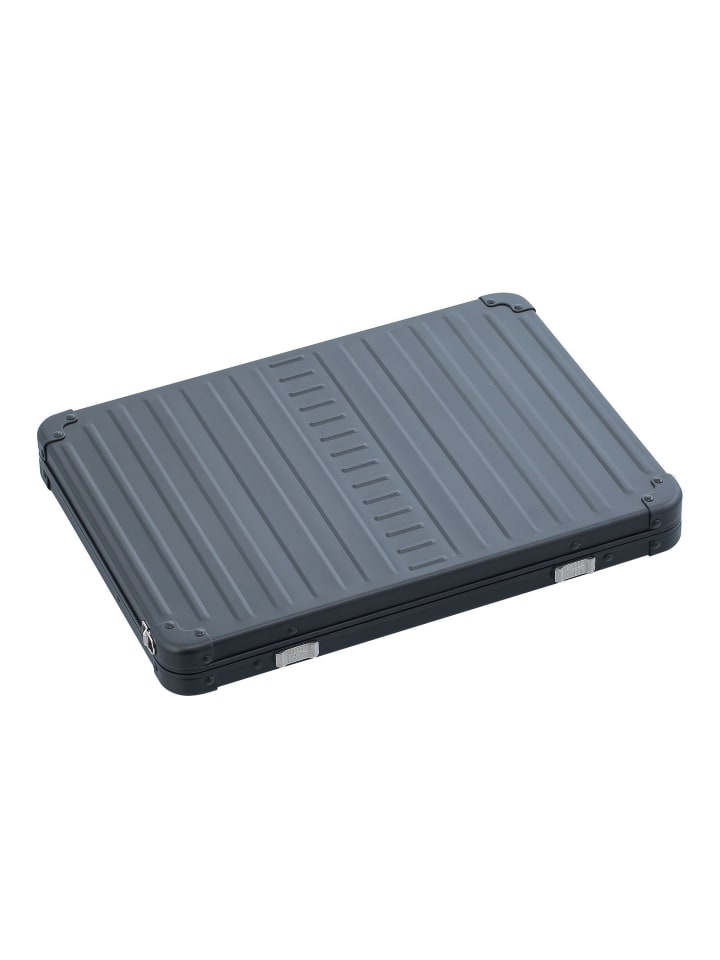 Laptophülle Aluminium 36 cm onyx