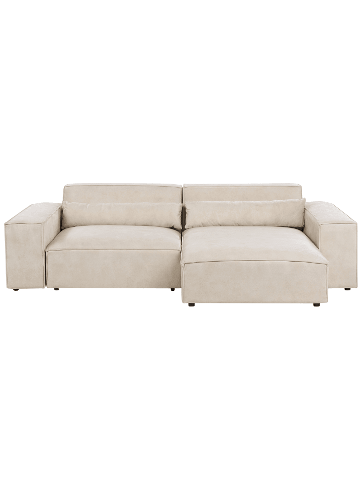 3-tlg 2-Sitzer Sofa HELLNAR in Beige linksseitig