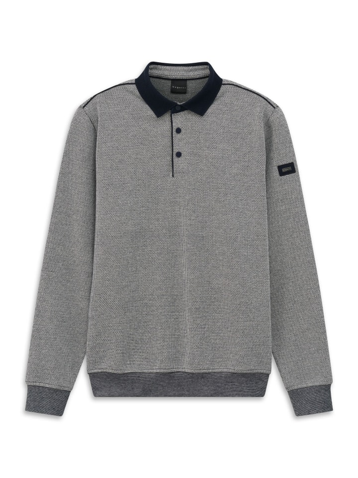 Sweatpoloshirt in 390-marine