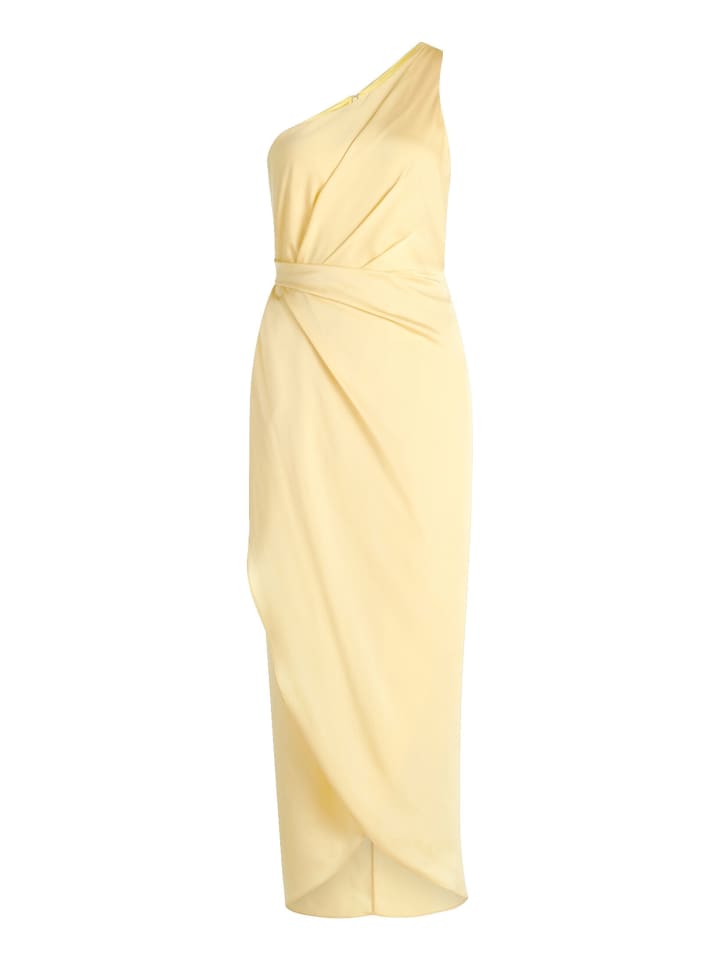 Abendkleid mit Raffung in Sunlight