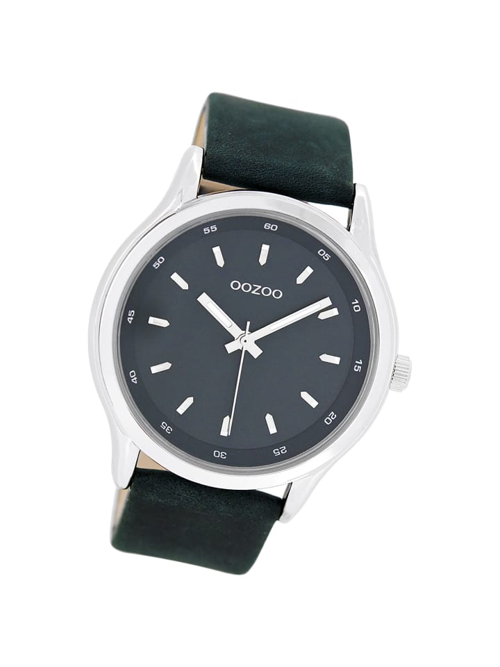 Analog-Armbanduhr Oozoo Timepieces dunkelblau groß (ca. 45mm)