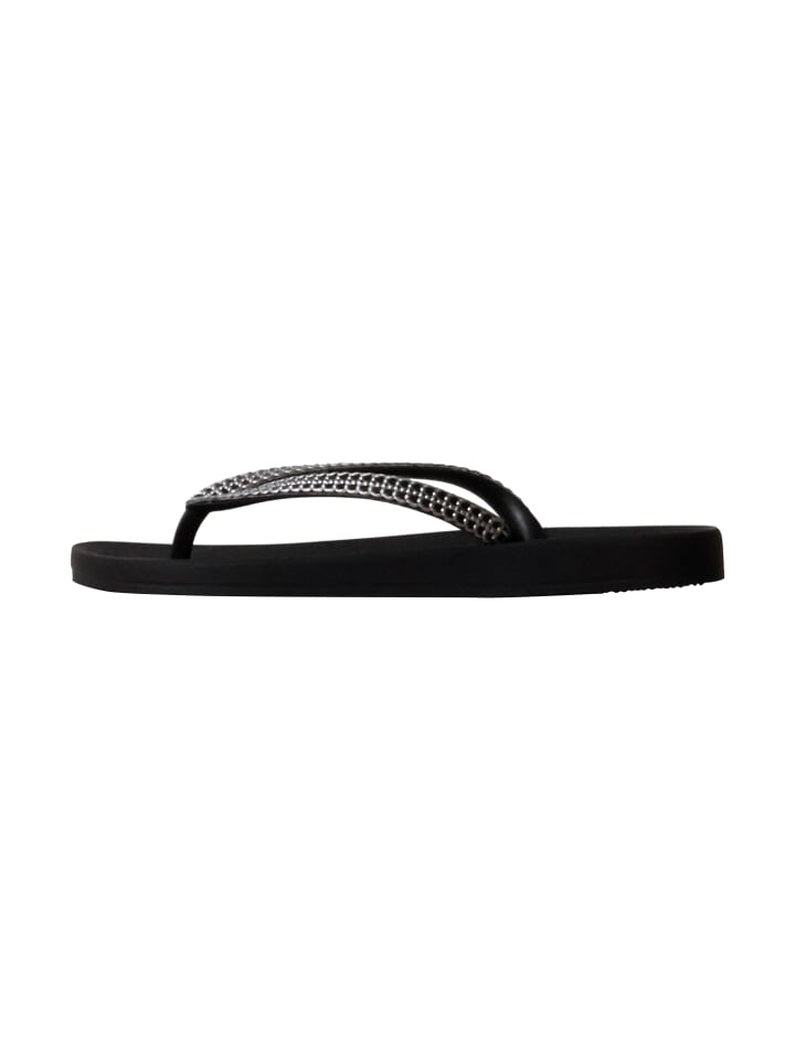 Mesh X-Flip-Flops zum Hineinschlüpfen Schwarz