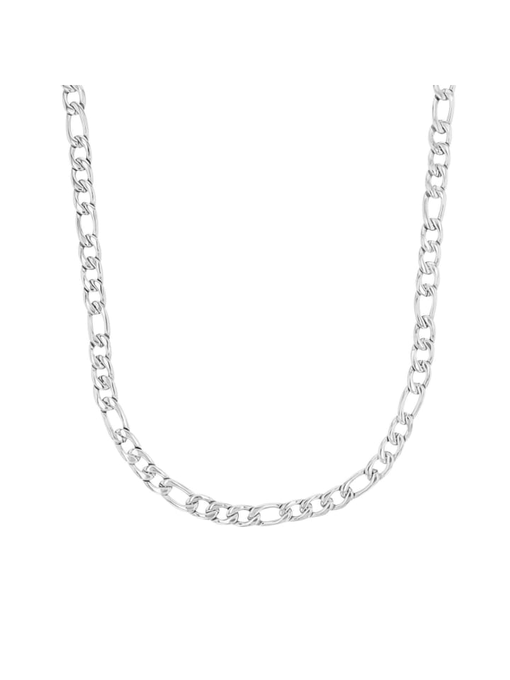 Halskette Edelstahl in Silber