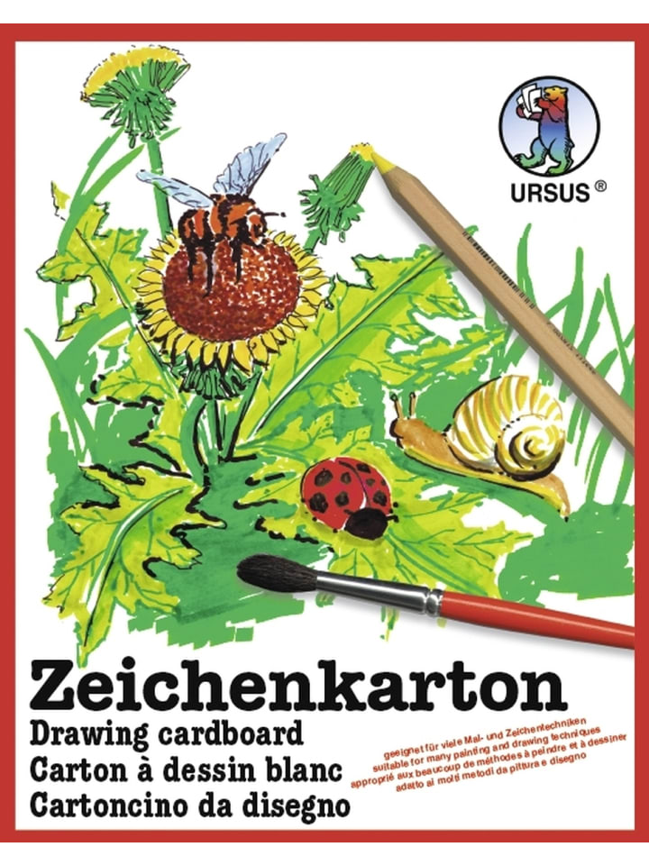 Zeichenkarton 200g/qm A2 Packung mit 10 Bogen