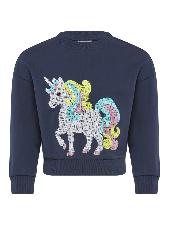 Sweatshirt in marine