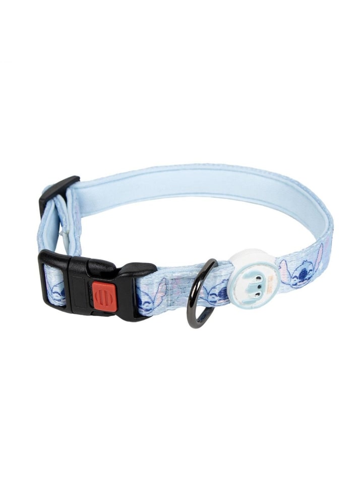 Disney Stitch Hunde Halsband M/L Polyester Hundehalsband verstellbar in Blau